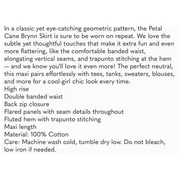 Tuckernuck NEW Petal Cane Brynn Geometric Pink Retro Pleated Midi Skirt 4 $288 - Picture 9 of 10